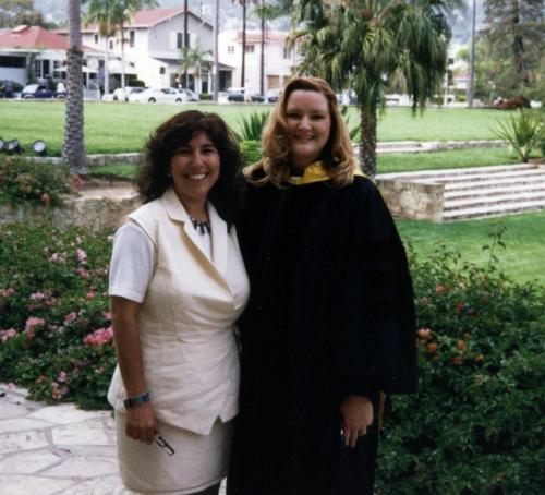 Sandra and Cindy 1996 law school graduation